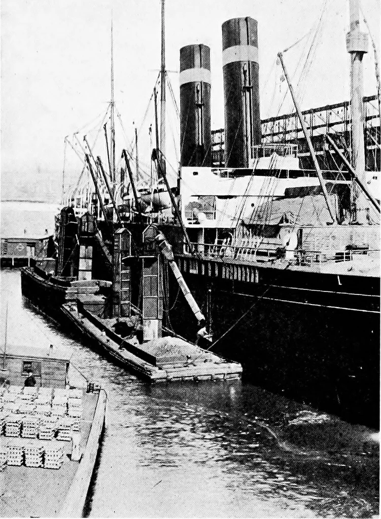 An illustration from Material handling cyclopedia; a reference book covering definitions, descriptions, illustrations and methods of use of material handling machines employed in industry, 1921, leaf 683
