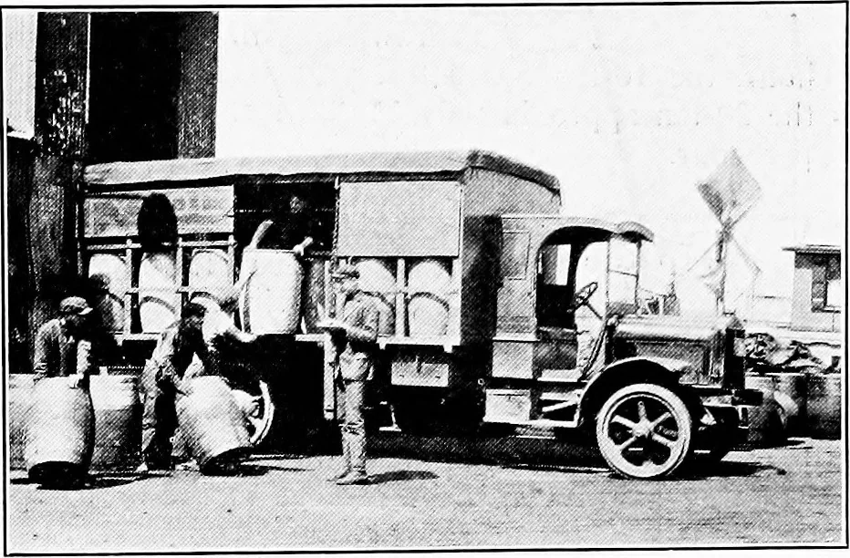 An illustration from Material handling cyclopedia; a reference book covering definitions, descriptions, illustrations and methods of use of material handling machines employed in industry, 1921, leaf 710