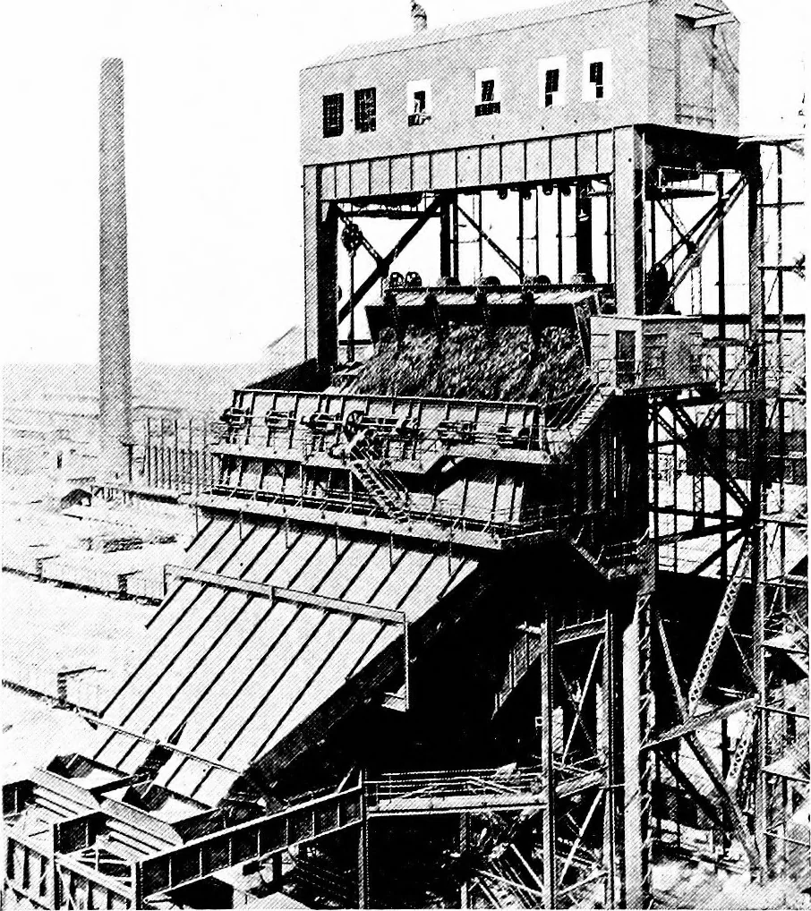 An illustration from Material handling cyclopedia; a reference book covering definitions, descriptions, illustrations and methods of use of material handling machines employed in industry, 1921, leaf 714