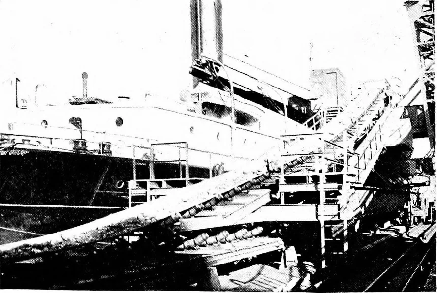 An illustration from Material handling cyclopedia; a reference book covering definitions, descriptions, illustrations and methods of use of material handling machines employed in industry, 1921, leaf 715