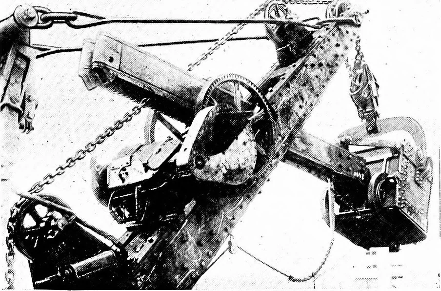 An illustration from Material handling cyclopedia; a reference book covering definitions, descriptions, illustrations and methods of use of material handling machines employed in industry, 1921, leaf 716