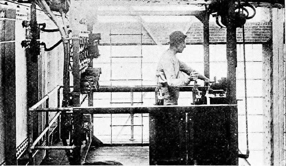 An illustration from Material handling cyclopedia; a reference book covering definitions, descriptions, illustrations and methods of use of material handling machines employed in industry, 1921, leaf 718