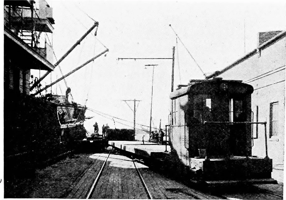 An illustration from Material handling cyclopedia; a reference book covering definitions, descriptions, illustrations and methods of use of material handling machines employed in industry, 1921, leaf 722