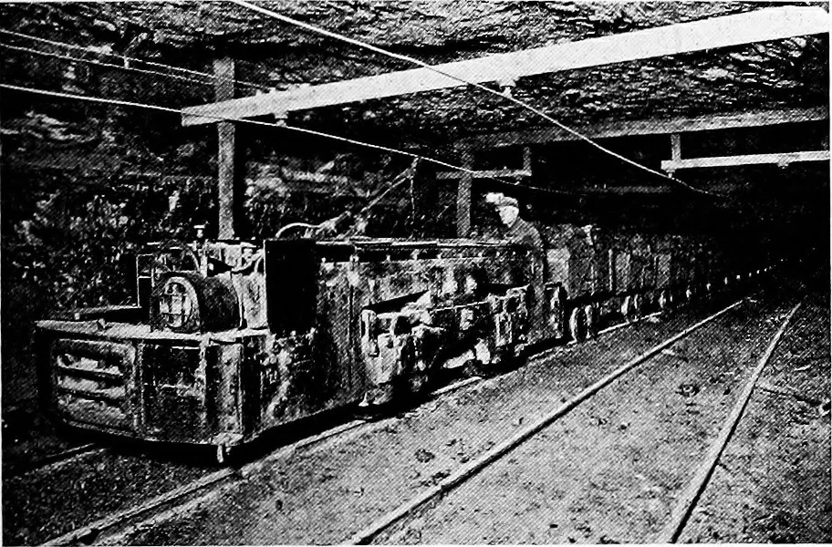 An illustration from Material handling cyclopedia; a reference book covering definitions, descriptions, illustrations and methods of use of material handling machines employed in industry, 1921, leaf 724