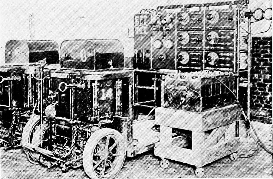 An illustration from Material handling cyclopedia; a reference book covering definitions, descriptions, illustrations and methods of use of material handling machines employed in industry, 1921, leaf 724