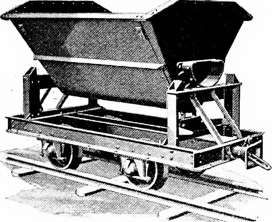 An illustration from Material handling cyclopedia; a reference book covering definitions, descriptions, illustrations and methods of use of material handling machines employed in industry, 1921, leaf 732