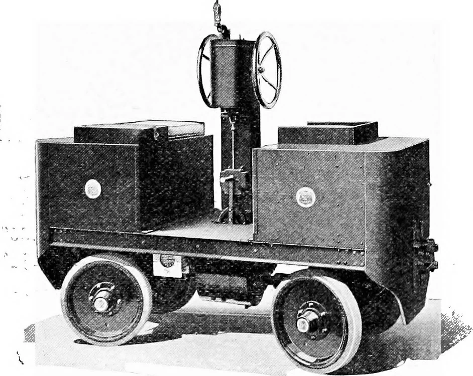 An illustration from Material handling cyclopedia; a reference book covering definitions, descriptions, illustrations and methods of use of material handling machines employed in industry, 1921, leaf 735