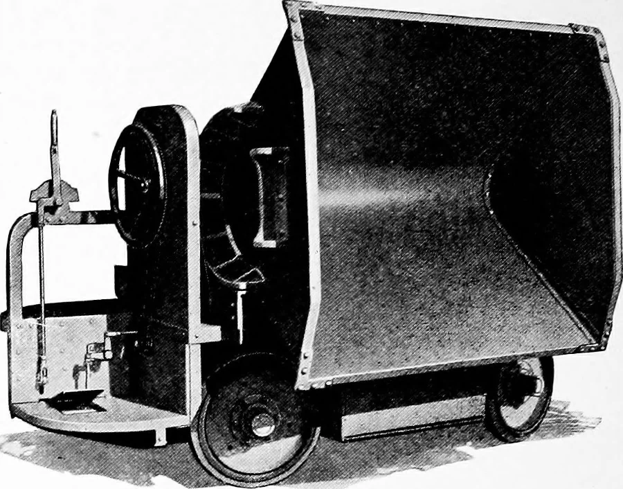 An illustration from Material handling cyclopedia; a reference book covering definitions, descriptions, illustrations and methods of use of material handling machines employed in industry, 1921, leaf 737