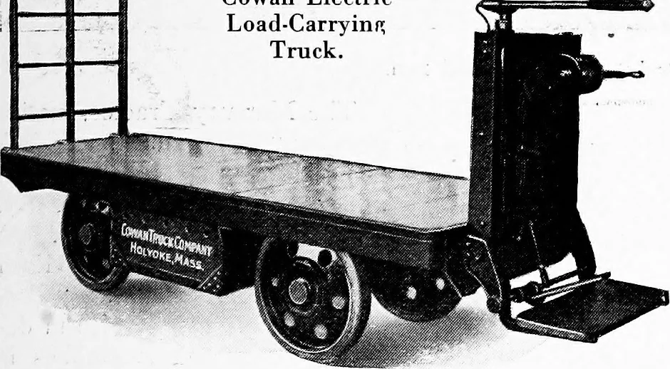 An illustration from Material handling cyclopedia; a reference book covering definitions, descriptions, illustrations and methods of use of material handling machines employed in industry, 1921, leaf 740