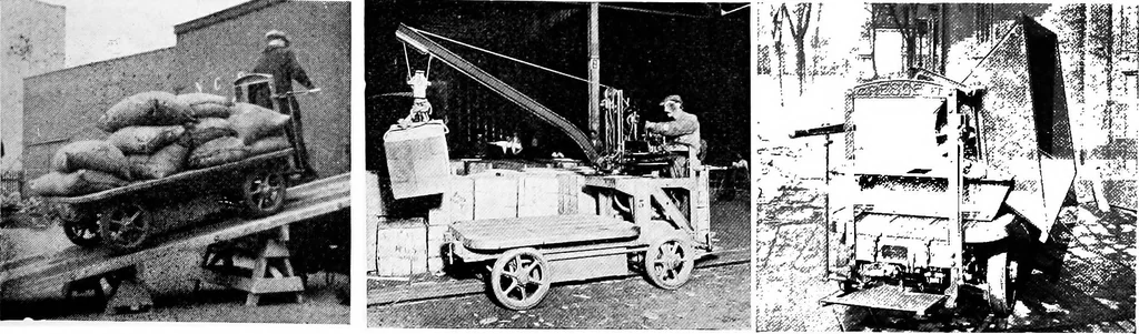 An illustration from Material handling cyclopedia; a reference book covering definitions, descriptions, illustrations and methods of use of material handling machines employed in industry, 1921, leaf 746