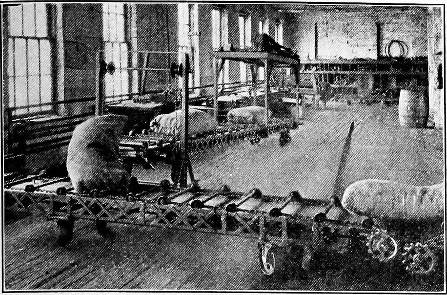 An illustration from Material handling cyclopedia; a reference book covering definitions, descriptions, illustrations and methods of use of material handling machines employed in industry, 1921, leaf 776