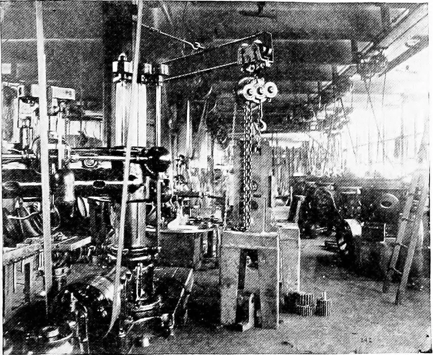 An illustration from Material handling cyclopedia; a reference book covering definitions, descriptions, illustrations and methods of use of material handling machines employed in industry, 1921, leaf 786