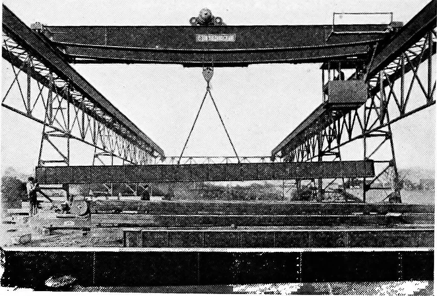 An illustration from Material handling cyclopedia; a reference book covering definitions, descriptions, illustrations and methods of use of material handling machines employed in industry, 1921, leaf 798