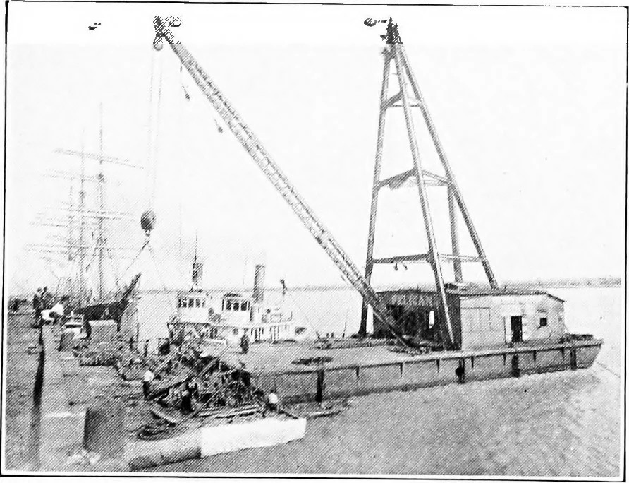 An illustration from Material handling cyclopedia; a reference book covering definitions, descriptions, illustrations and methods of use of material handling machines employed in industry, 1921, leaf 809