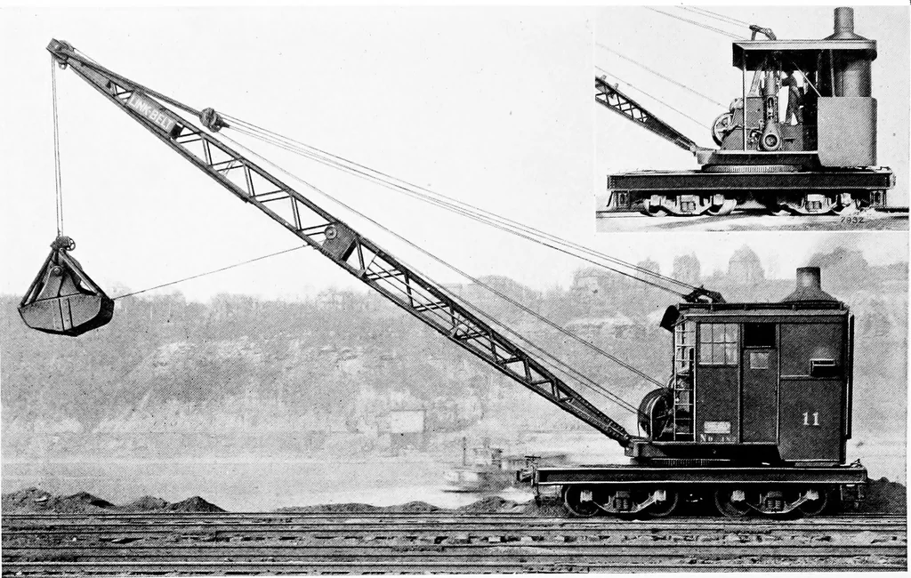 An illustration from Material handling cyclopedia; a reference book covering definitions, descriptions, illustrations and methods of use of material handling machines employed in industry, 1921, leaf 811