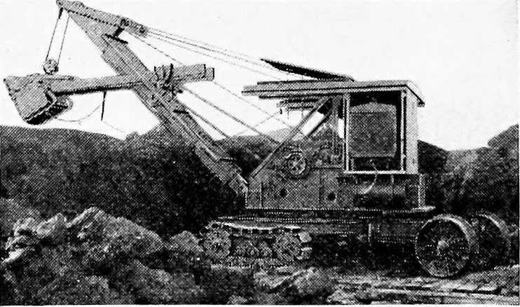 An illustration from Material handling cyclopedia; a reference book covering definitions, descriptions, illustrations and methods of use of material handling machines employed in industry, 1921, leaf 813