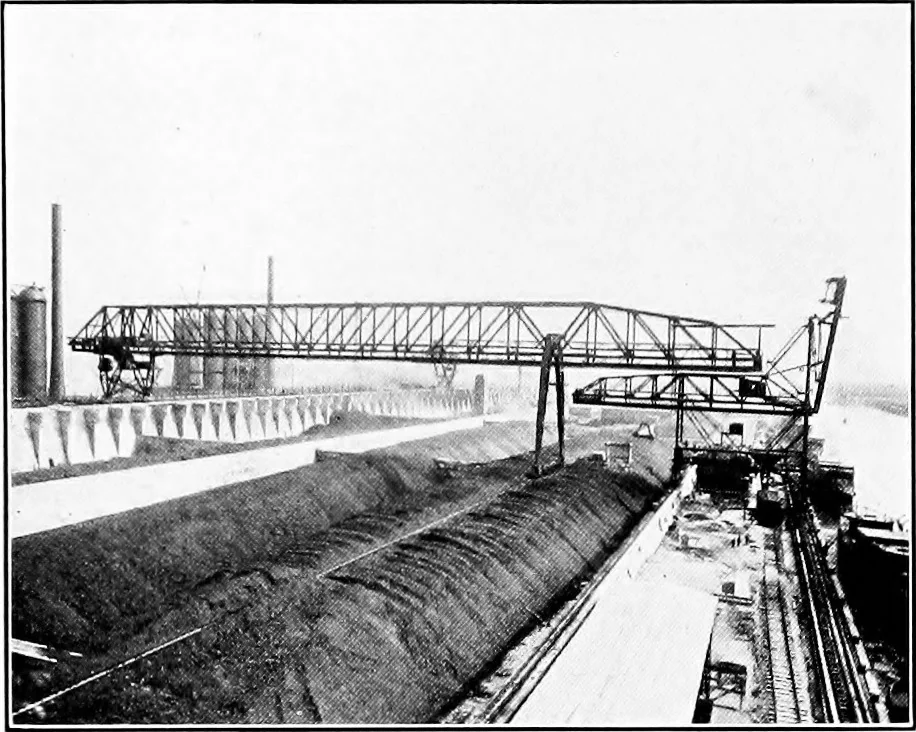 An illustration from Material handling cyclopedia; a reference book covering definitions, descriptions, illustrations and methods of use of material handling machines employed in industry, 1921, leaf 835