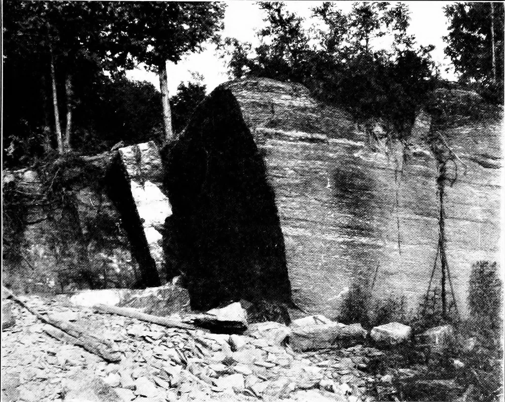An illustration from Report on the building and ornamental stones of Canada, 1912, leaf 112