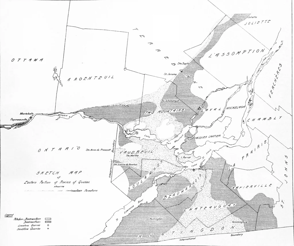 An illustration from Report on the building and ornamental stones of Canada, 1912, leaf 152