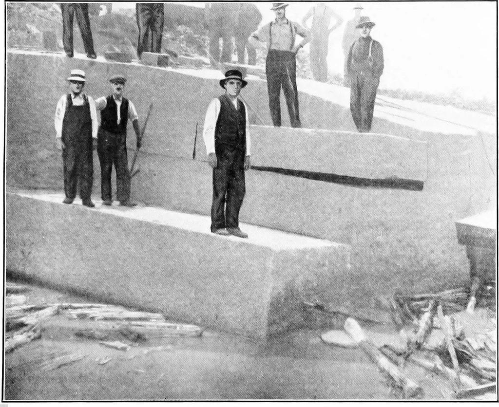 An illustration from Report on the building and ornamental stones of Canada, 1912, leaf 228