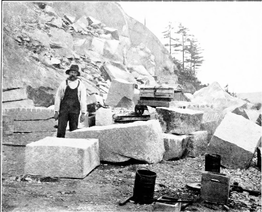 An illustration from Report on the building and ornamental stones of Canada, 1912, leaf 260