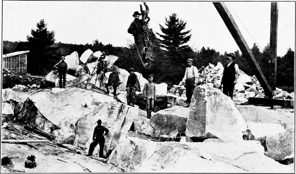 An illustration from Report on the building and ornamental stones of Canada, 1912, leaf 286