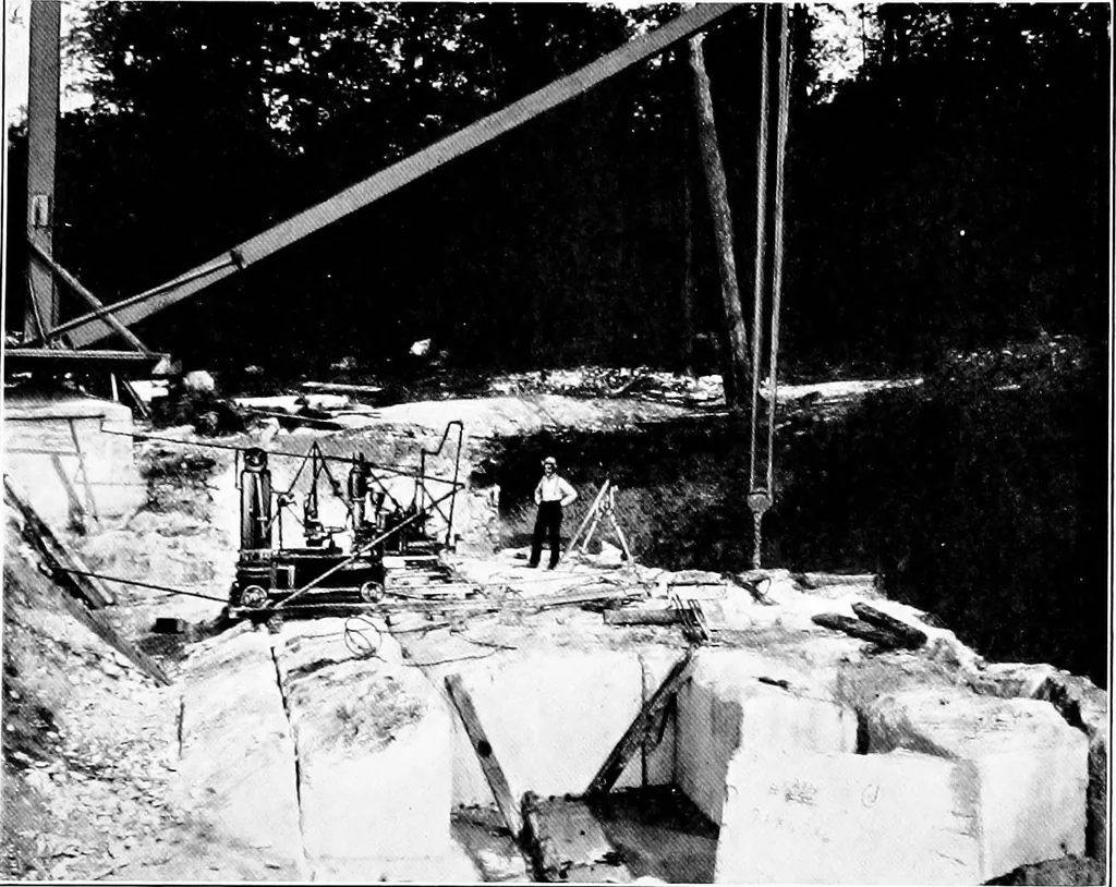 An illustration from Report on the building and ornamental stones of Canada, 1912, leaf 302