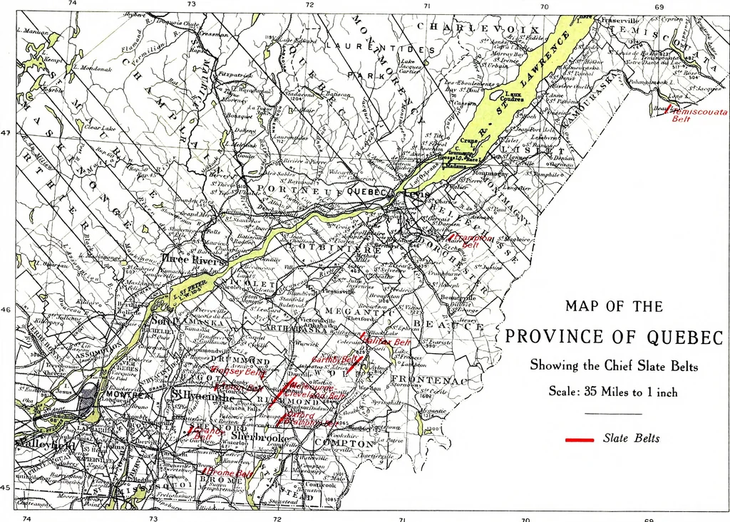An illustration from Report on the building and ornamental stones of Canada, 1912, leaf 353