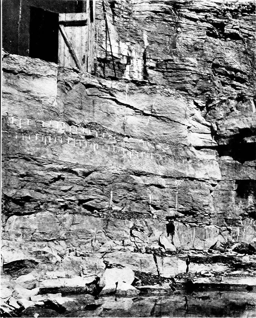 An illustration from Report on the building and ornamental stones of Canada, 1912, leaf 54
