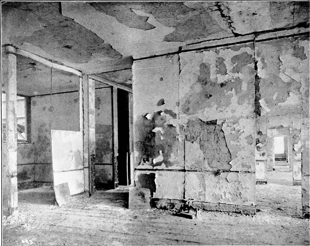 An illustration from The San Francisco earthquake and fire; a brief history of the disaster; a presentation of facts and resulting phenomena, with special reference to the efficiency of building materials, lessons of the disaster, 1906, leaf 165