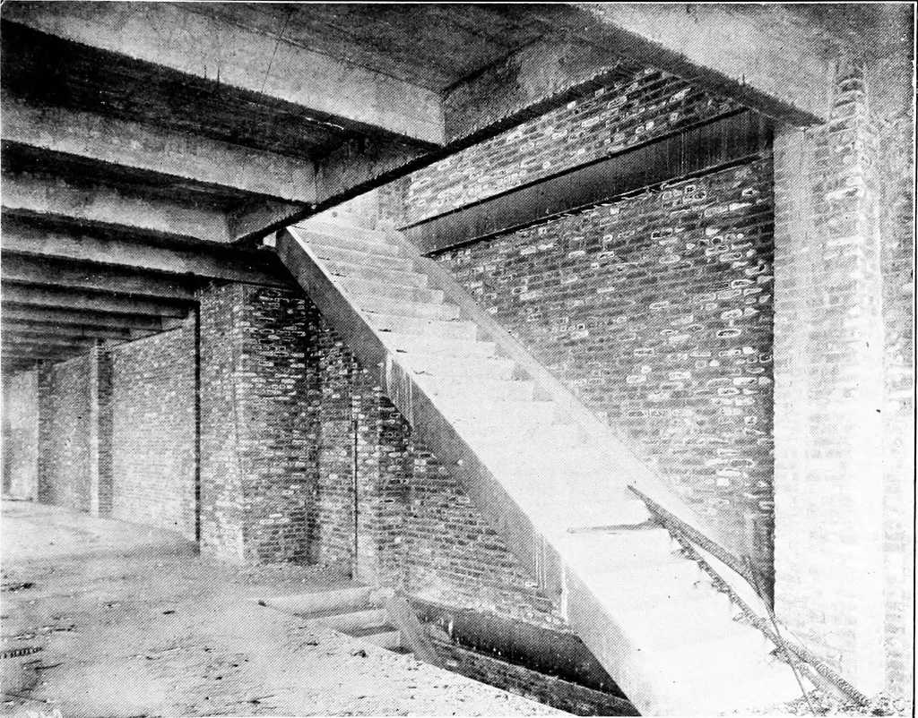 An illustration from The San Francisco earthquake and fire; a brief history of the disaster; a presentation of facts and resulting phenomena, with special reference to the efficiency of building materials, lessons of the disaster, 1906, leaf 186