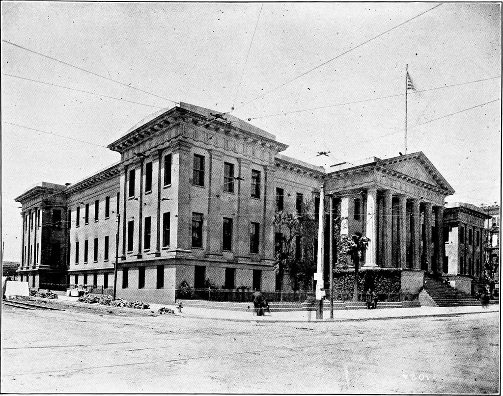 An illustration from The San Francisco earthquake and fire; a brief history of the disaster; a presentation of facts and resulting phenomena, with special reference to the efficiency of building materials, lessons of the disaster, 1906, leaf 189