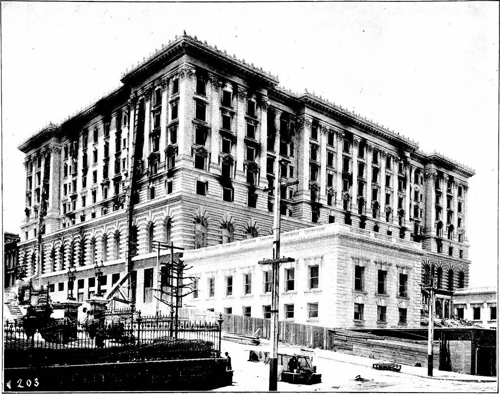 An illustration from The San Francisco earthquake and fire; a brief history of the disaster; a presentation of facts and resulting phenomena, with special reference to the efficiency of building materials, lessons of the disaster, 1906, leaf 217