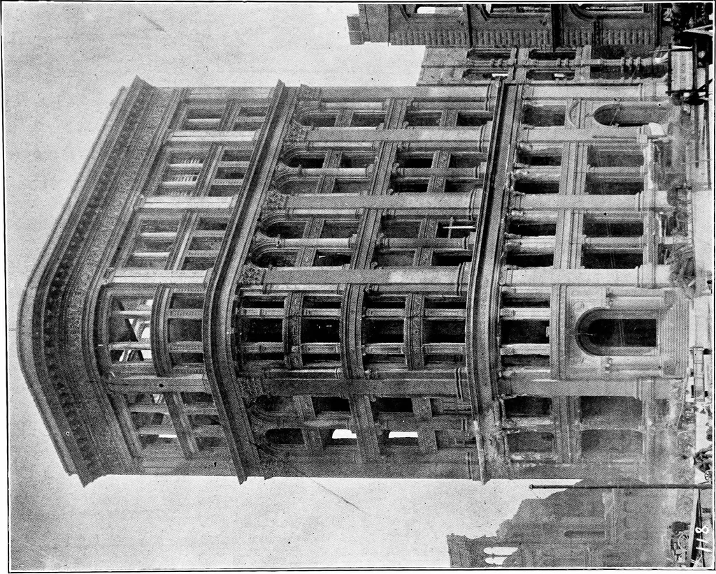 An illustration from The San Francisco earthquake and fire; a brief history of the disaster; a presentation of facts and resulting phenomena, with special reference to the efficiency of building materials, lessons of the disaster, 1906, leaf 47