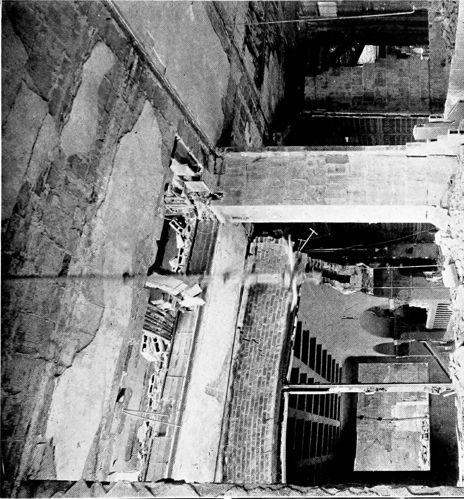 An illustration from The San Francisco earthquake and fire; a brief history of the disaster; a presentation of facts and resulting phenomena, with special reference to the efficiency of building materials, lessons of the disaster, 1906, leaf 78