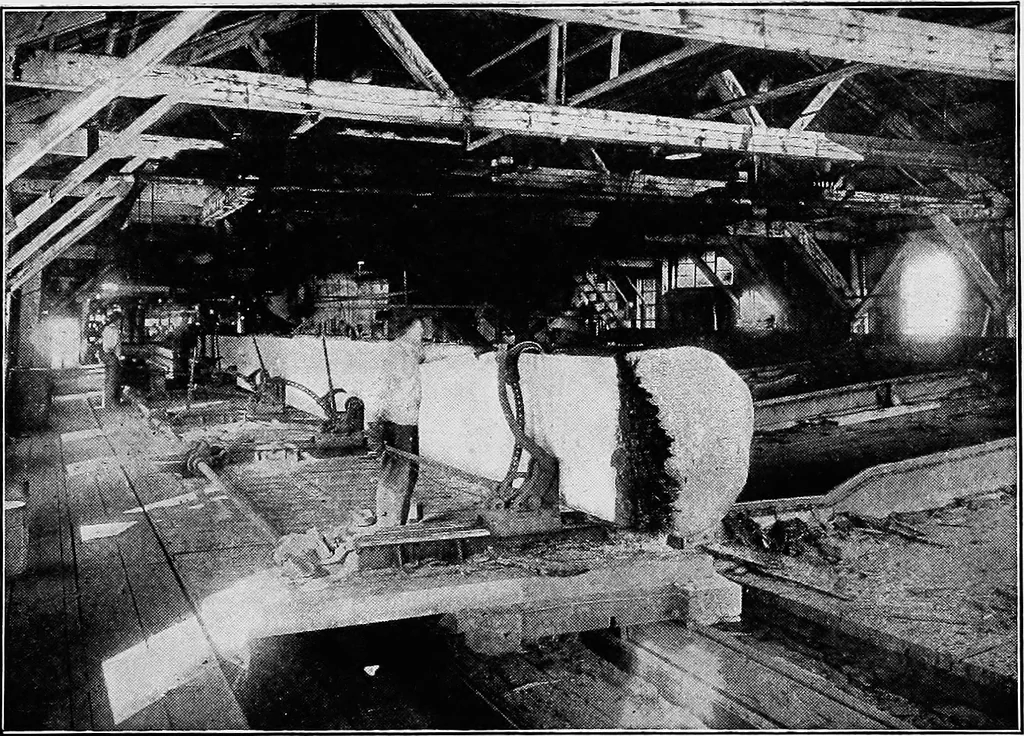 An illustration from A practical course in wooden boat and ship building, the fundamental principles and practical methods described in detail, especially written for carpenters and other woodworkers who desire to engage in boat or ship building, and as a textbook for schools, 1918, leaf 114