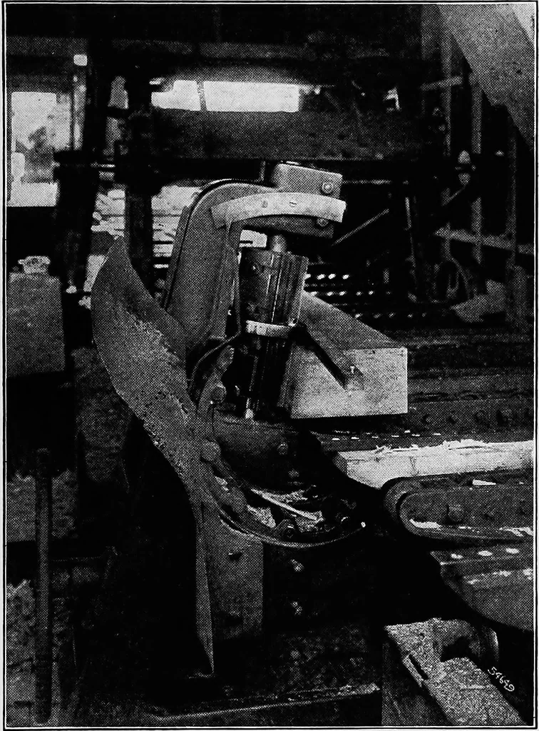 An illustration from A practical course in wooden boat and ship building, the fundamental principles and practical methods described in detail, especially written for carpenters and other woodworkers who desire to engage in boat or ship building, and as a textbook for schools, 1918, leaf 118
