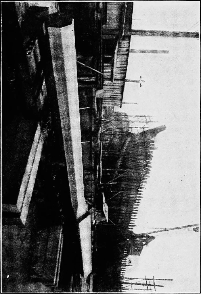 An illustration from A practical course in wooden boat and ship building, the fundamental principles and practical methods described in detail, especially written for carpenters and other woodworkers who desire to engage in boat or ship building, and as a textbook for schools, 1918, leaf 122
