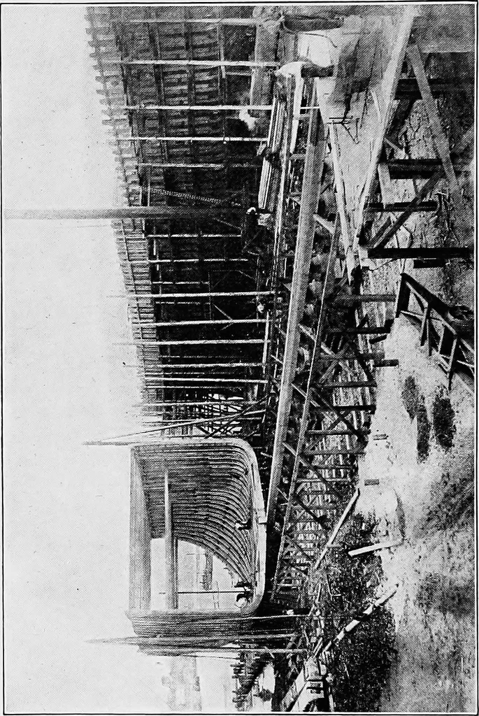 An illustration from A practical course in wooden boat and ship building, the fundamental principles and practical methods described in detail, especially written for carpenters and other woodworkers who desire to engage in boat or ship building, and as a textbook for schools, 1918, leaf 127