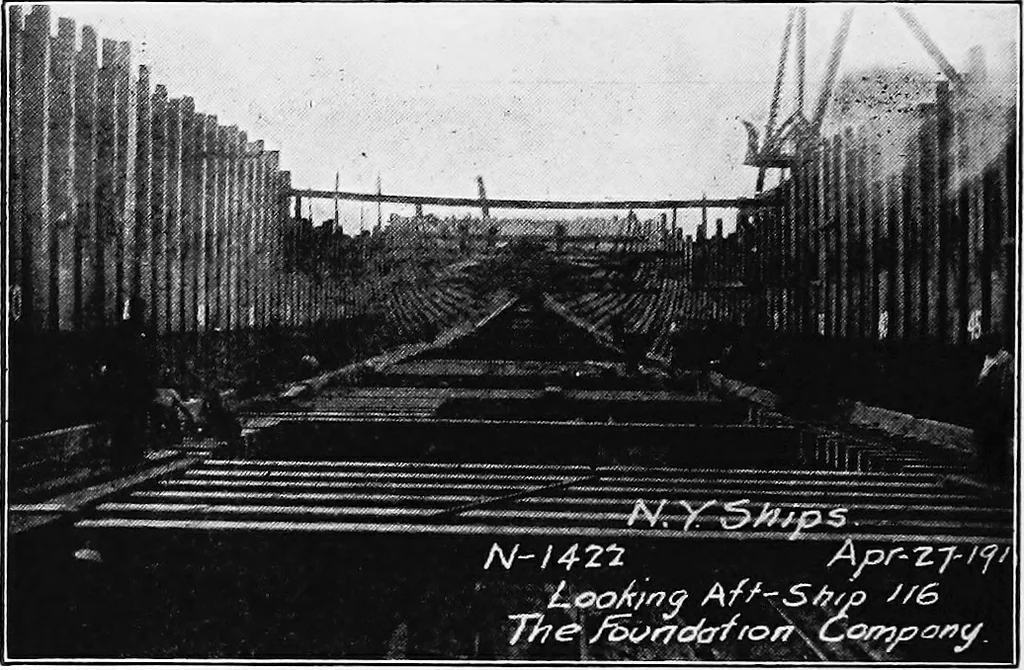 An illustration from A practical course in wooden boat and ship building, the fundamental principles and practical methods described in detail, especially written for carpenters and other woodworkers who desire to engage in boat or ship building, and as a textbook for schools, 1918, leaf 137