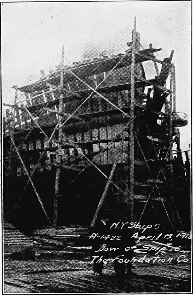 An illustration from A practical course in wooden boat and ship building, the fundamental principles and practical methods described in detail, especially written for carpenters and other woodworkers who desire to engage in boat or ship building, and as a textbook for schools, 1918, leaf 141