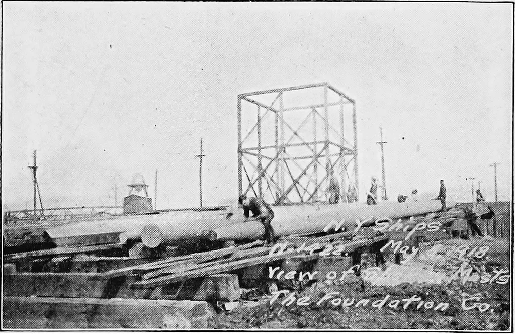 An illustration from A practical course in wooden boat and ship building, the fundamental principles and practical methods described in detail, especially written for carpenters and other woodworkers who desire to engage in boat or ship building, and as a textbook for schools, 1918, leaf 154