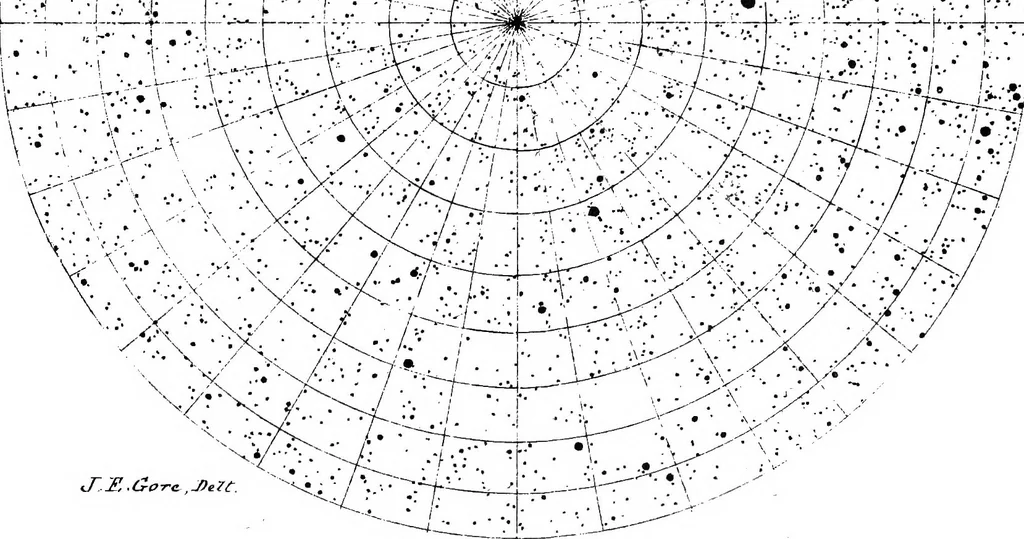 An illustration from The visible universe; chapters on the origin and construction of the heavens, 1892, leaf 188