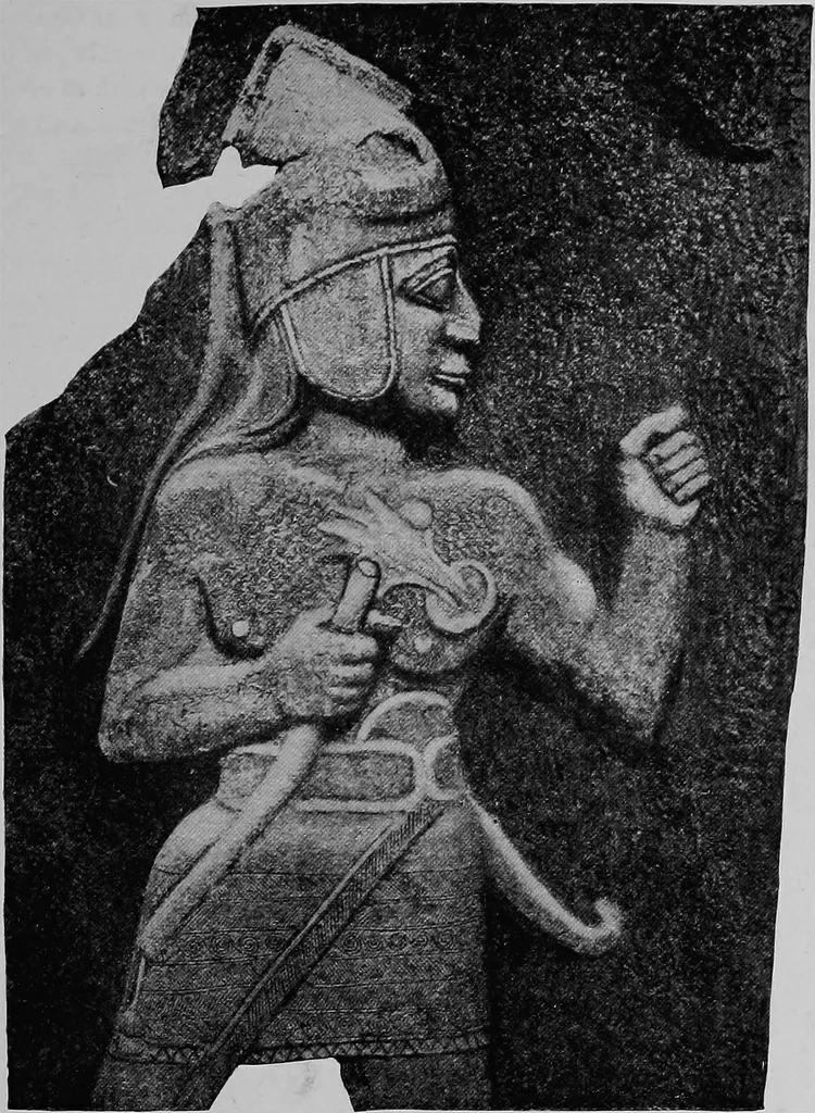 An illustration from The Hittites, 1920, leaf 36
