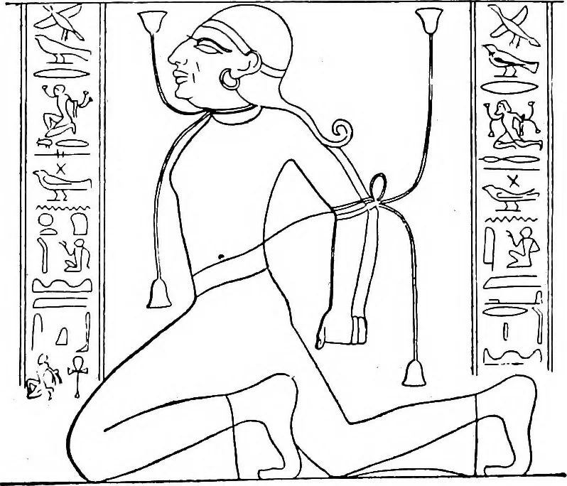 An illustration from The Hittites, 1920, leaf 40