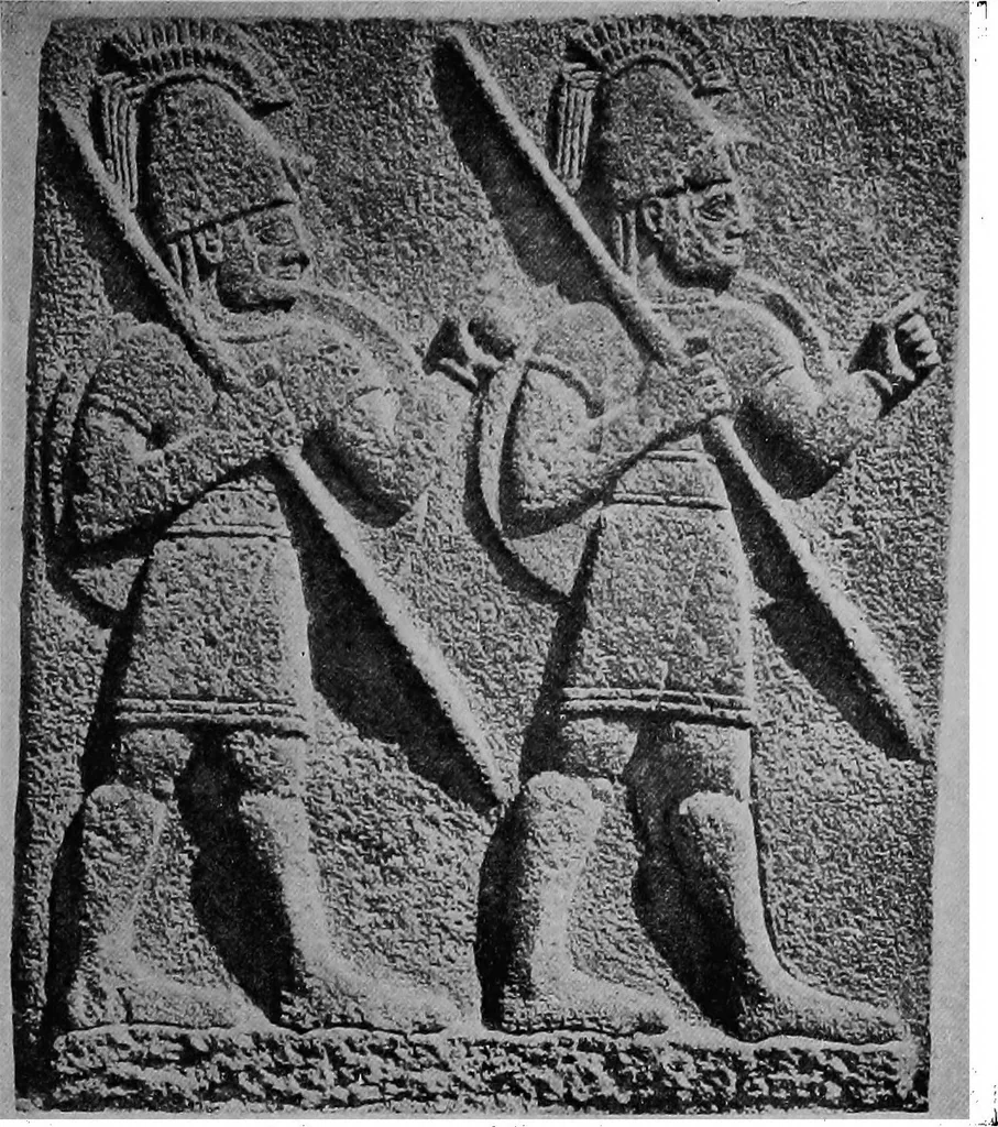 An illustration from The Hittites, 1920, leaf 42