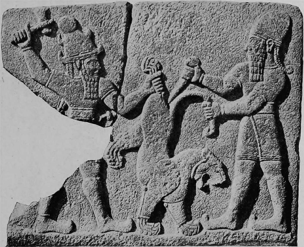 An illustration from The Hittites, 1920, leaf 44