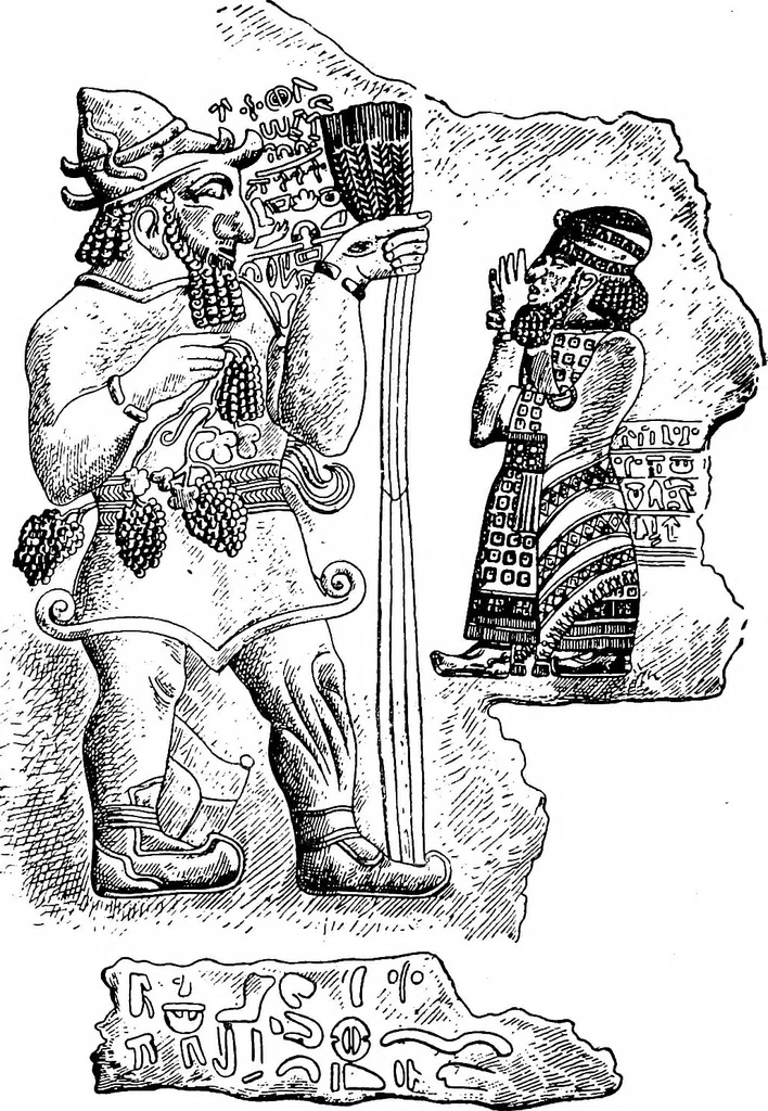 An illustration from The Hittites, 1920, leaf 45