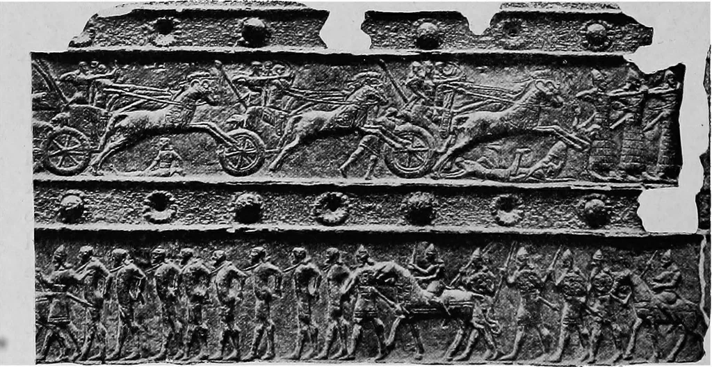An illustration from The Hittites, 1920, leaf 47