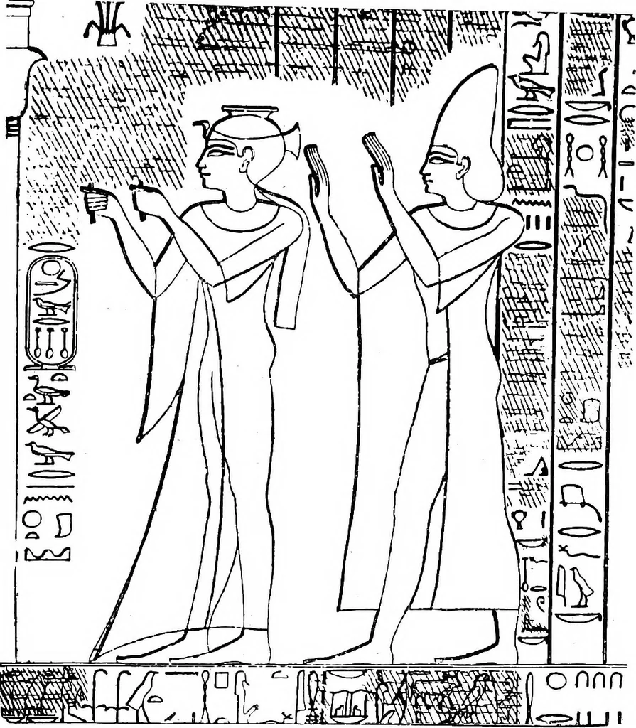 An illustration from The Hittites, 1920, leaf 48
